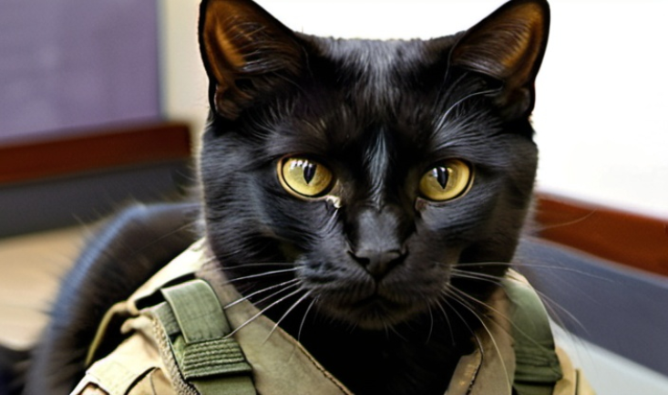 Black Navy Cat