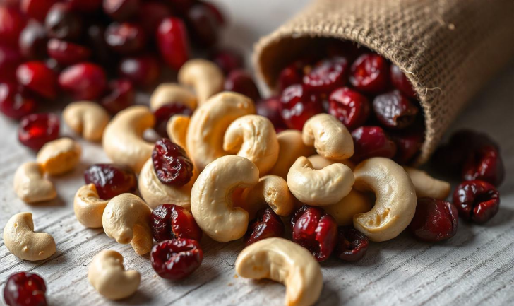 Cashews and Cranberries